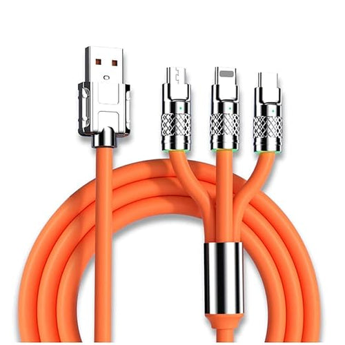 3 in 1 Charging Cable with Universal Compatibility & 120W (Original)