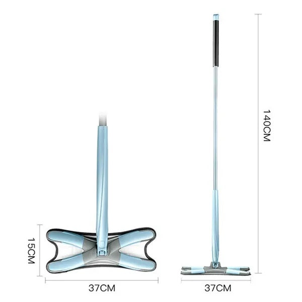 X-shaped Microfiber Floor Mop