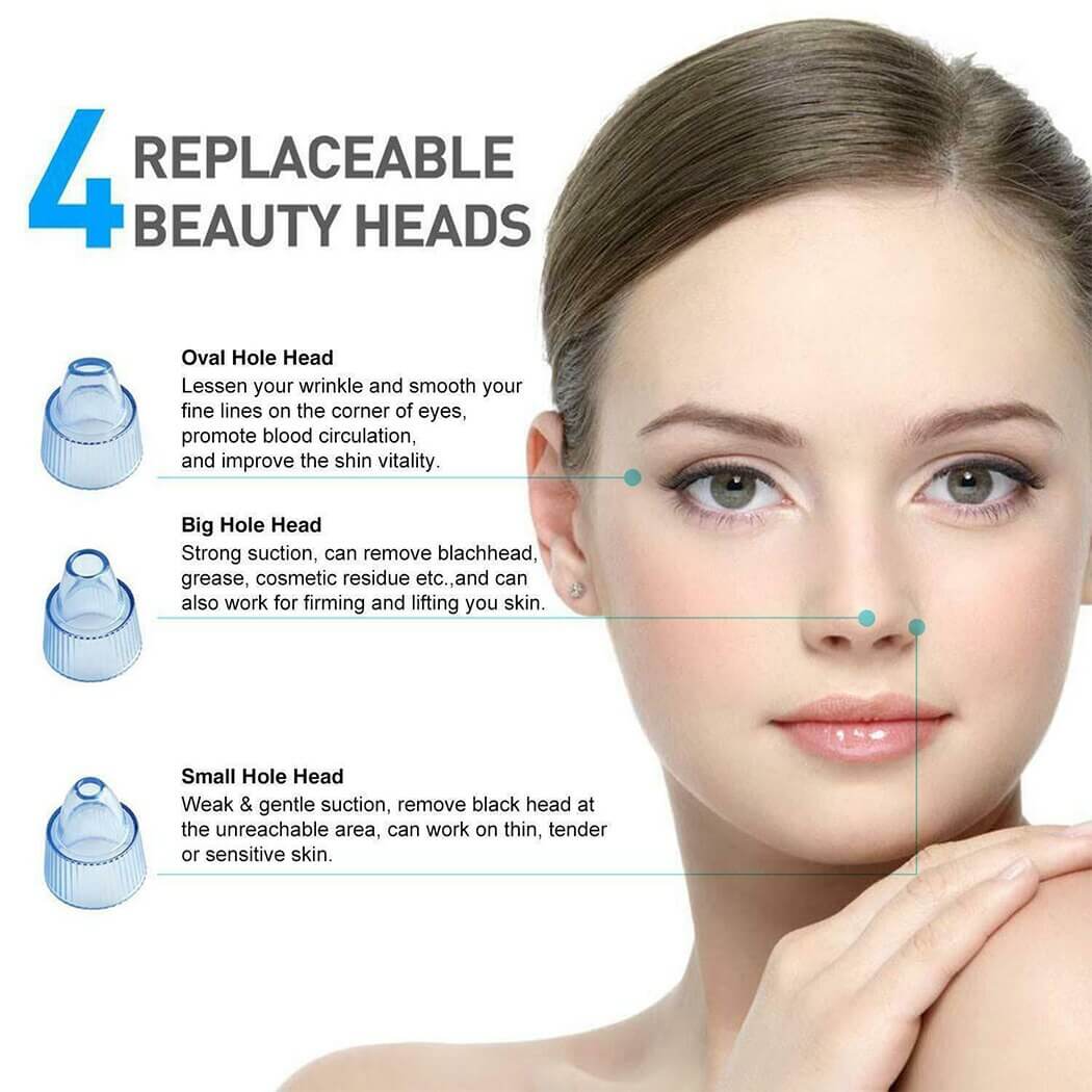 DermaSuction Multifunctional Cleaning Instrument For Pore Acne Pimple Removal and Vacuum Suction Facial Pore Cleaner Rs 1599