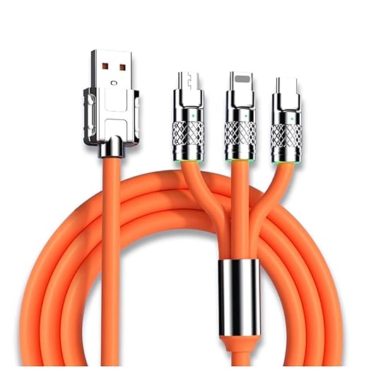 3 in 1 Charging Cable with Universal Compatibility & 120W (Original)