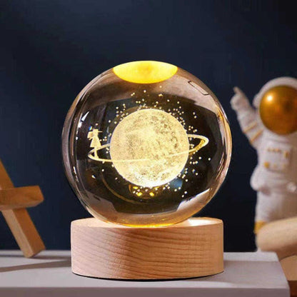 3D Crystal Ball Lamp (Original - 6 Months Warranty)