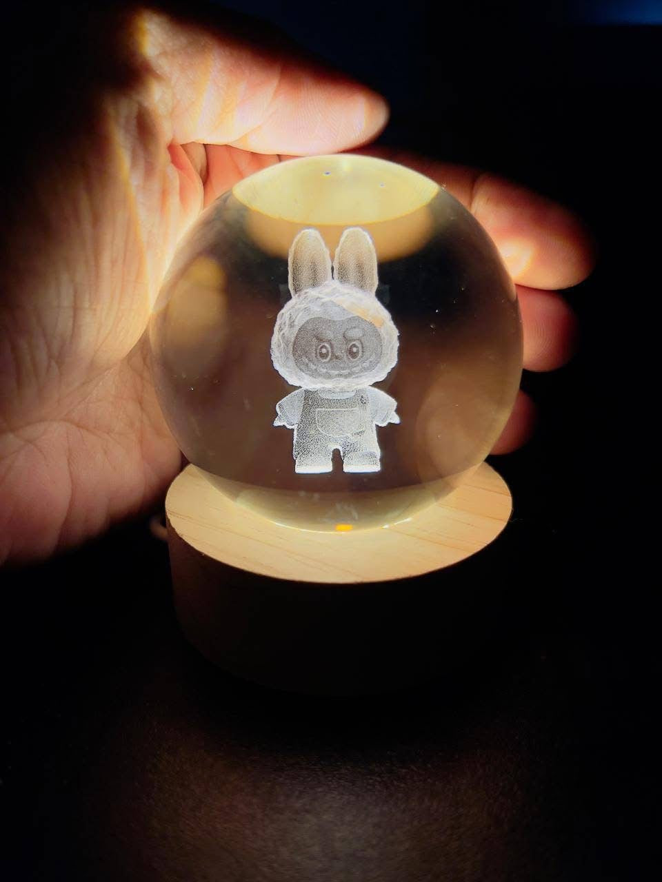 3D Crystal Ball Lamp (Original - 6 Months Warranty)