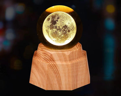 3D Crystal Ball Lamp (Original - 6 Months Warranty)