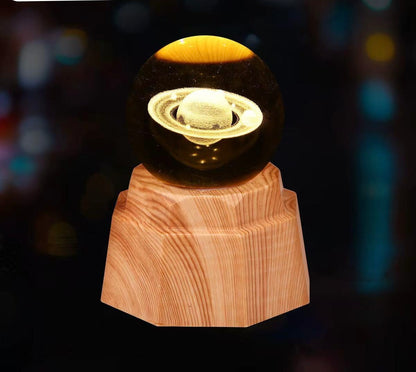 3D Crystal Ball Lamp (Original - 6 Months Warranty)