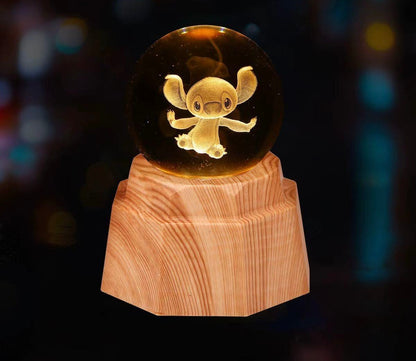 3D Crystal Ball Lamp (Original - 6 Months Warranty)