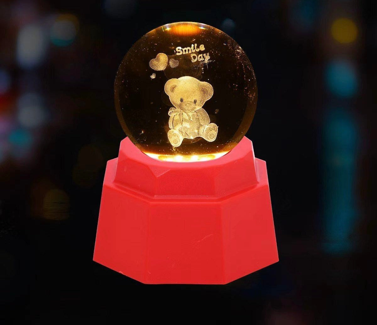 3D Crystal Ball Lamp (Original - 6 Months Warranty)