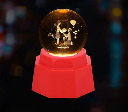 3D Crystal Ball Lamp (Original - 6 Months Warranty)