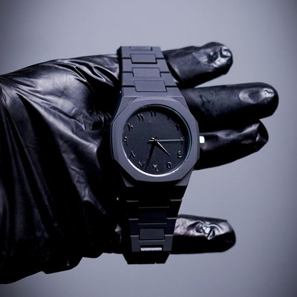 Black Arabic Aura Watch
